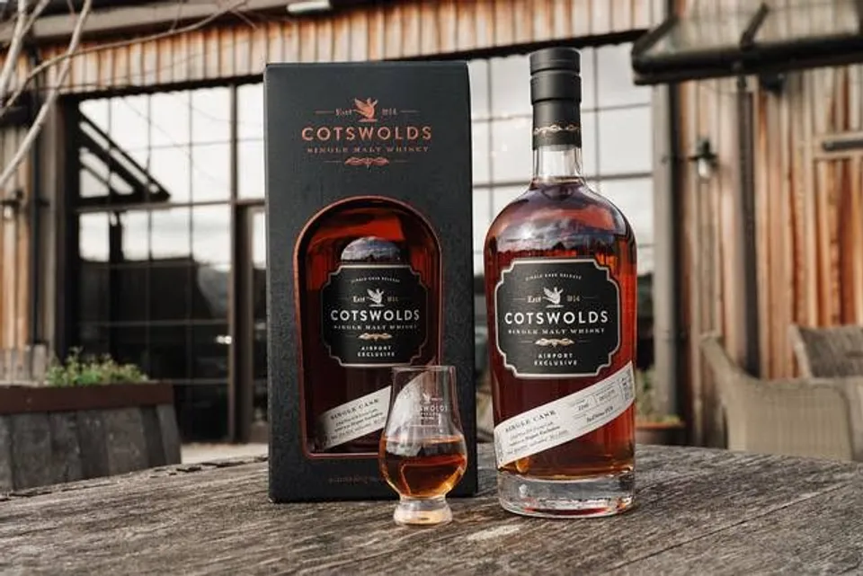 Cotswolds Distillery released a Birmingham Airport-exclusive single cask whisky
